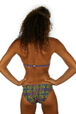 Halter separates top in green Heat from Lifestyles Direct Tan Through Swimwear.