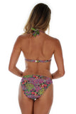 Tan through bikini halter top -- back view -- purple Fiji.