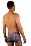Back of Metro mens swimwear with 9 inch sides from Lifestyles Direct Tan Through Swimwear.