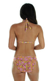 Back view of pink Tahiti ring bikini bottom