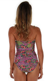 Tan through high waist bikini bottom -- back view -- purple Fiji.