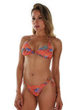Tan through string bikini bottoms -- front view -- orange Fiji.
