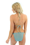 Tan Through Double Tie String Bikini Bottom FP7708
